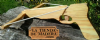 original ballesta de madera que lanza corchos