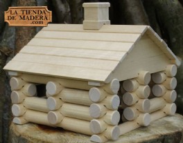 Juego de madera para que los nios se diviertan, imaginen formas y comprendan la estructura de un edificio.