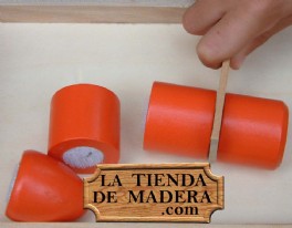 Juego de madera. En la tienda de madera .com puedes comprar este juguete de madera didctico, con el que los nios podrn jugar, divertirse y aprender a la vez